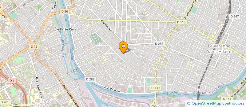 localisation de l'entreprise STUDIO JM PRODUCTION à SAINT-MAUR-DES-FOSSES