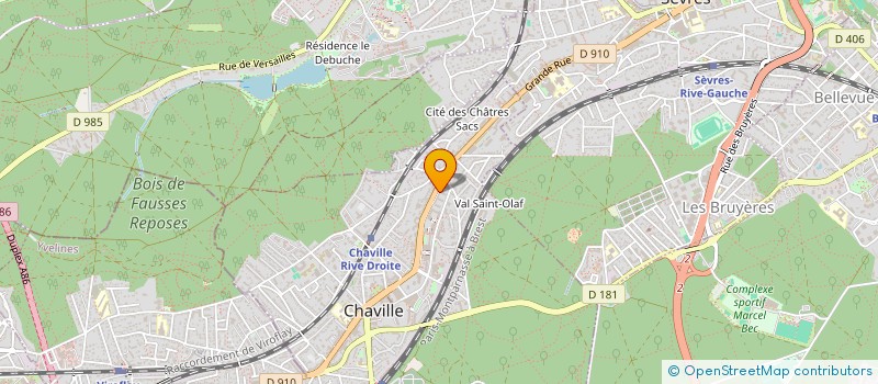 localisation de l'entreprise STUDIO JOART à CHAVILLE