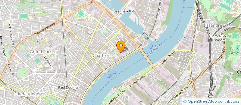 localisation de l'entreprise STUDIO K à BORDEAUX