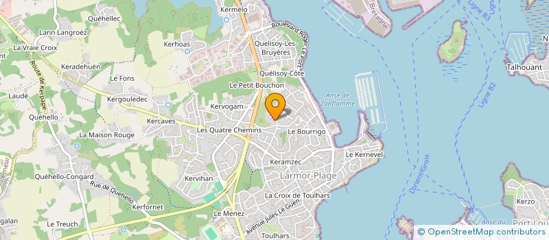 localisation de l'entreprise STUDIO K  LARMOR-PLAGE