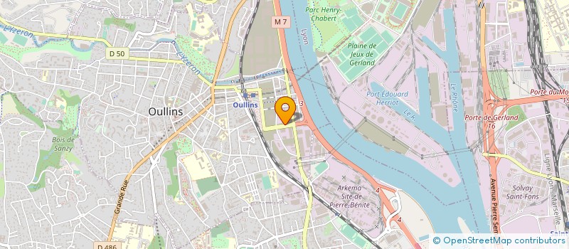 localisation de l'entreprise STUDIO KILLIKA  OULLINS-PIERRE-BENITE