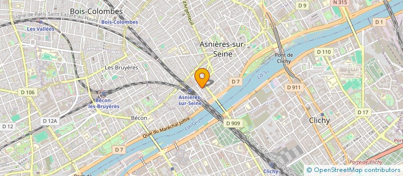 localisation de l'entreprise STUDIO KLETTERN à ASNIERES-SUR-SEINE
