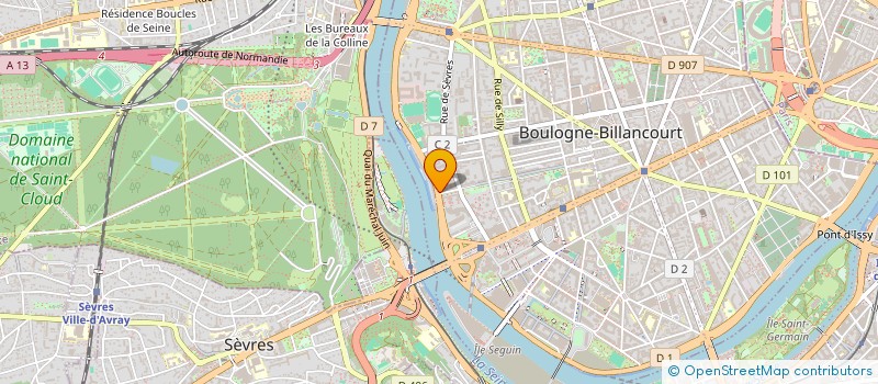 localisation de l'entreprise STUDIO KZN à BOULOGNE-BILLANCOURT