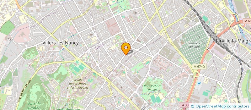 localisation de l'entreprise STUDIO L  NANCY