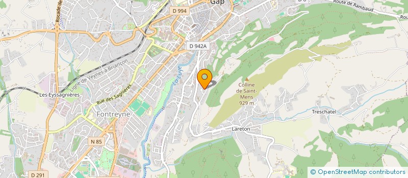 localisation de l'entreprise STUDIO L'INDIEN  GAP