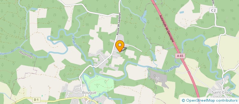 localisation de l'entreprise STUDIO LA MAKINA  BOUGUE