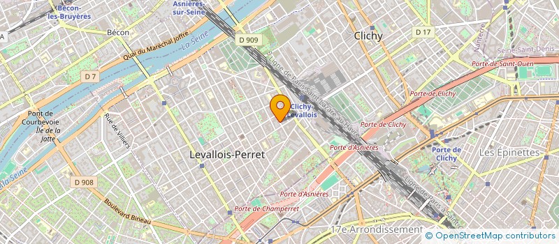 localisation de l'entreprise STUDIO LA PARISIENNE  LEVALLOIS-PERRET