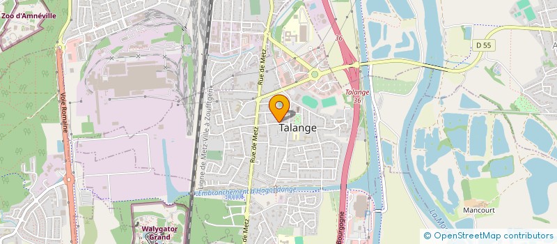 localisation de l'entreprise STUDIO LA SPHERE à TALANGE