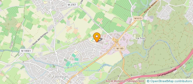 localisation de l'entreprise STUDIO LAB  FABREGUES