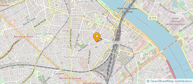 localisation de l'entreprise STUDIO LAB'S à BORDEAUX