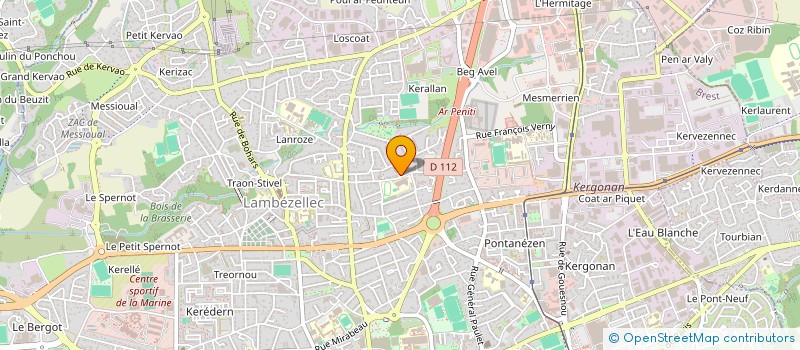 localisation de l'entreprise STUDIO LAMBE à BREST