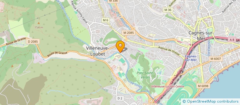 localisation de l'entreprise STUDIO LC-377 à VILLENEUVE-LOUBET