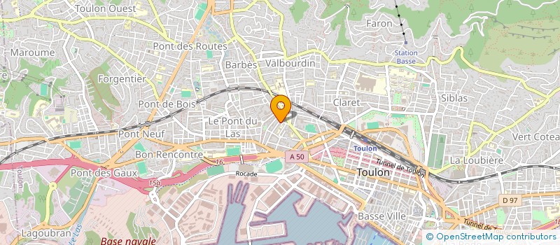 localisation de l'entreprise STUDIO LE DONJON SAS  TOULON