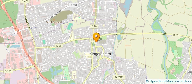 localisation de l'entreprise STUDIO LES JOYEUSES  KINGERSHEIM