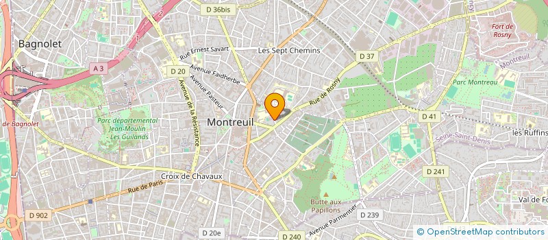 localisation de l'entreprise STUDIO LGT  MONTREUIL