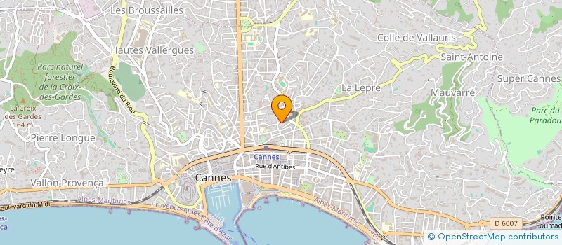 localisation de l'entreprise STUDIO LILA BEAUTY à CANNES