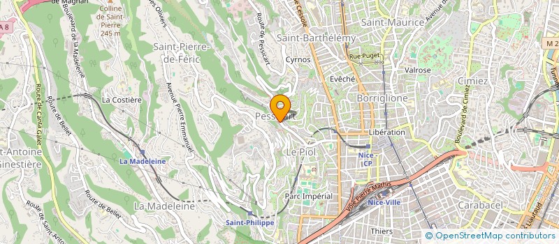 localisation de l'entreprise STUDIO LMNP  NICE