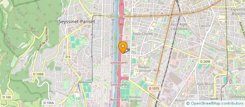 localisation de l'entreprise STUDIO LOH - ARCHITECTURE  GRENOBLE