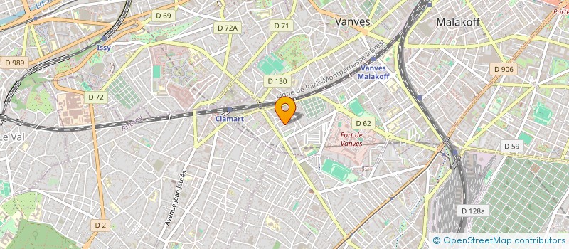 localisation de l'entreprise STUDIO LORRAINE  MALAKOFF