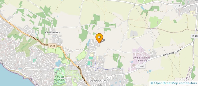 localisation de l'entreprise STUDIO M3D  BRETIGNOLLES-SUR-MER