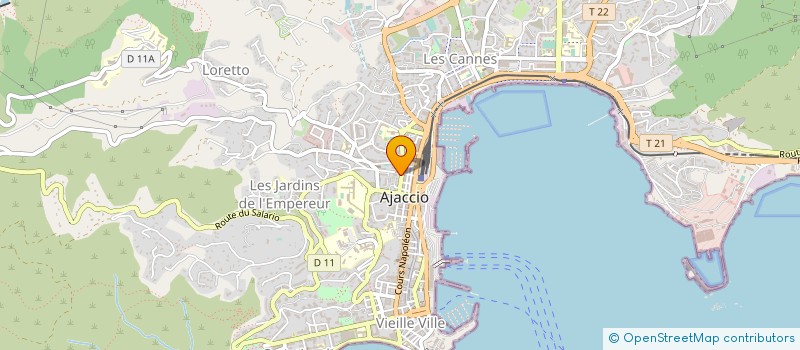 localisation de l'entreprise STUDIO MADE IN CASA à AJACCIO