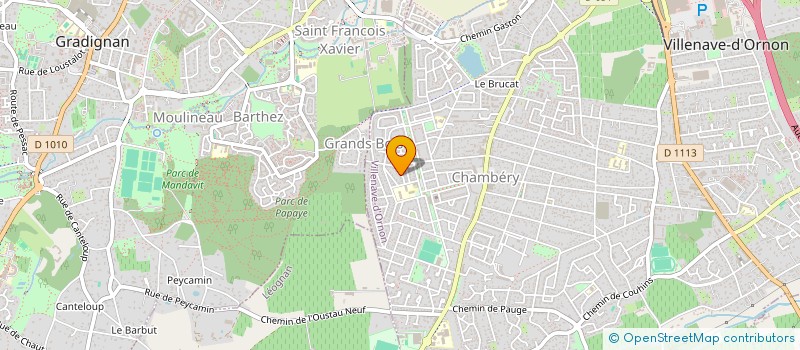 localisation de l'entreprise STUDIO MAGENTA à VILLENAVE-D'ORNON