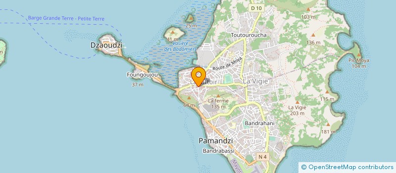localisation de l'entreprise STUDIO MAHALI SAS à PAMANDZI