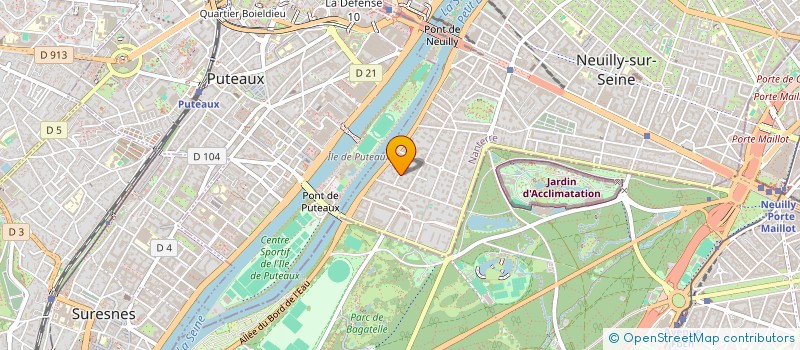 localisation de l'entreprise STUDIO MAHRA à NEUILLY-SUR-SEINE