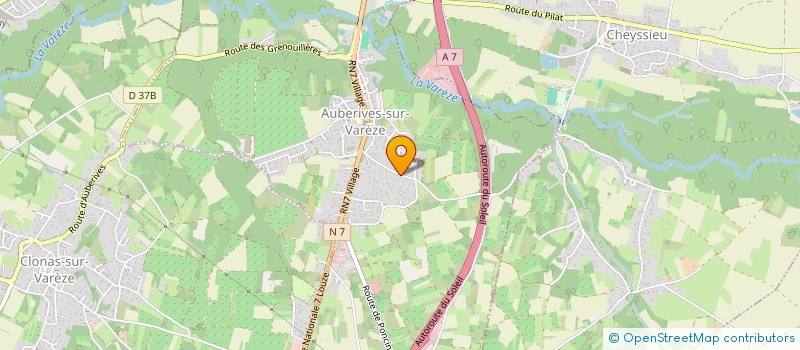 localisation de l'entreprise STUDIO MAJE  AUBERIVES-SUR-VAREZE