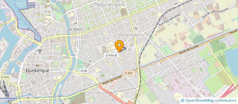 localisation de l'entreprise STUDIO MALLEVAEY à DUNKERQUE