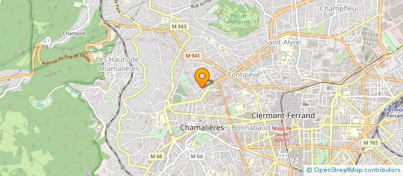 localisation de l'entreprise STUDIO MANDARINE  CHAMALIERES