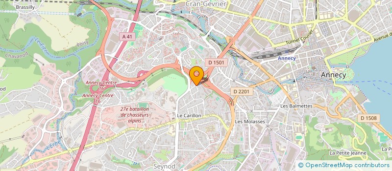 localisation de l'entreprise STUDIO-MATO à ANNECY
