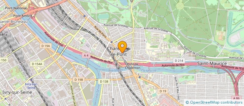 localisation de l'entreprise STUDIO MATTERS à CHARENTON-LE-PONT