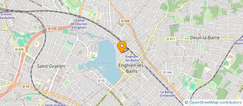 localisation de l'entreprise STUDIO MAX ENGHIEN  ENGHIEN-LES-BAINS