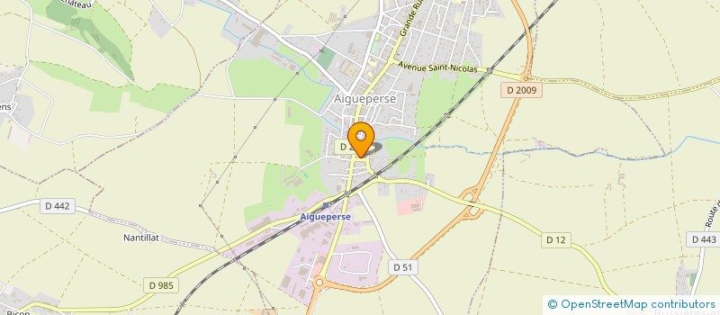 localisation de l'entreprise STUDIO MB4  AIGUEPERSE