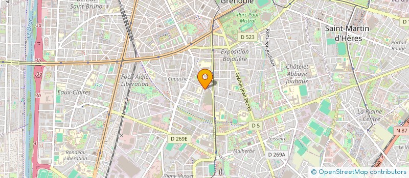 localisation de l'entreprise STUDIO*MEANDRE  GRENOBLE