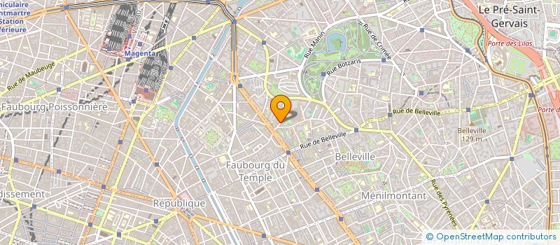 localisation de l'entreprise STUDIO MECHANT  PARIS