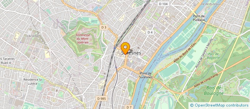 localisation de l'entreprise STUDIO MEGA à SURESNES