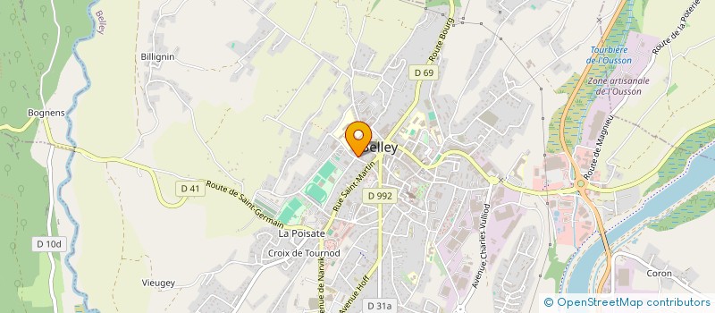 localisation de l'entreprise STUDIO MISENSCENES  BELLEY