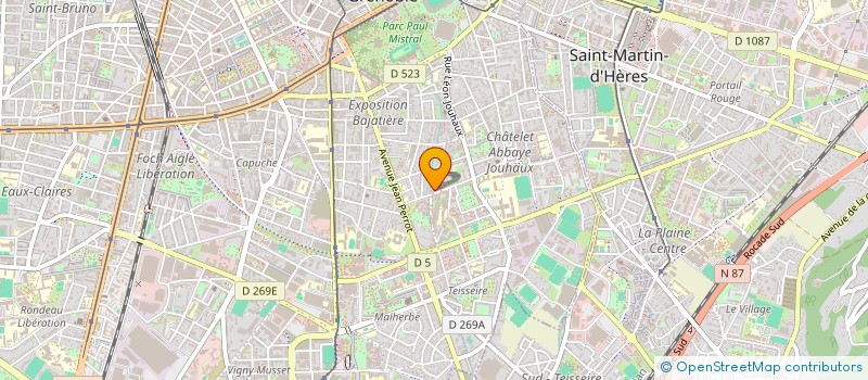 localisation de l'entreprise STUDIO MOA&G  GRENOBLE