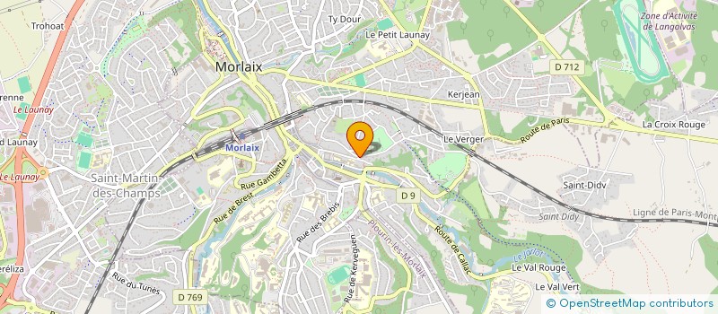 localisation de l'entreprise STUDIO MX à MORLAIX