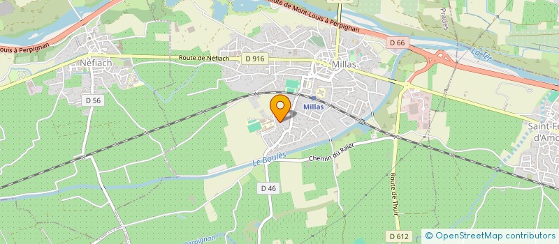 localisation de l'entreprise STUDIO N  MILLAS