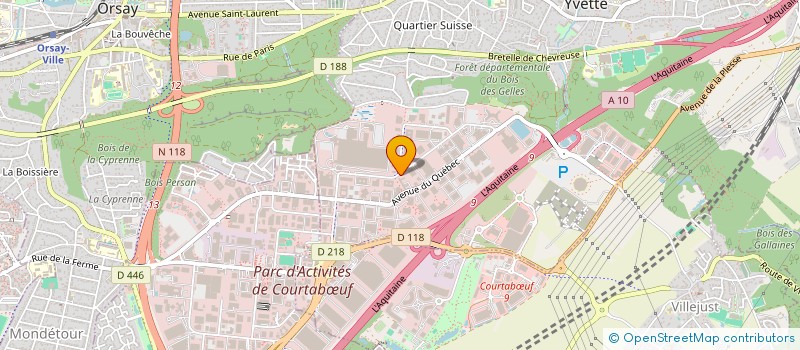 localisation de l'entreprise STUDIO N.E.M.O à VILLEBON-SUR-YVETTE