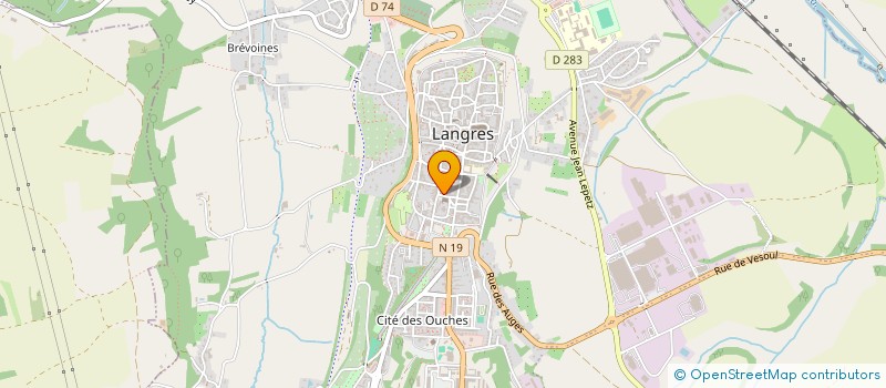 localisation de l'entreprise STUDIO NA à LANGRES