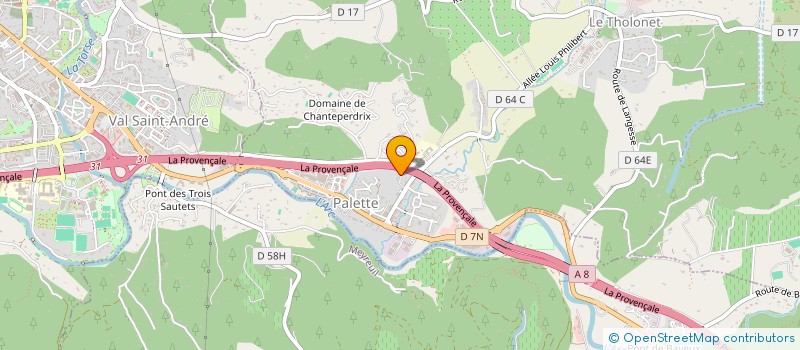 localisation de l'entreprise STUDIO NAJ  LE THOLONET