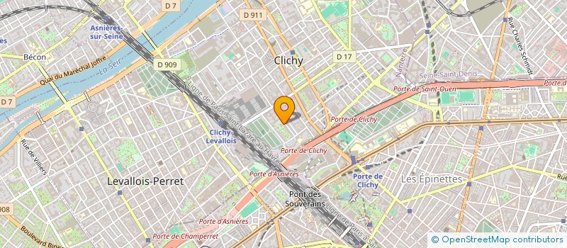 localisation de l'entreprise STUDIO NC à CLICHY