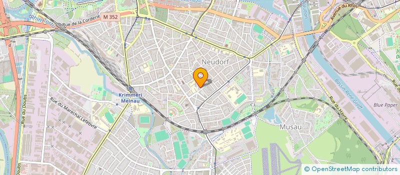 localisation de l'entreprise STUDIO NEUDORF  STRASBOURG