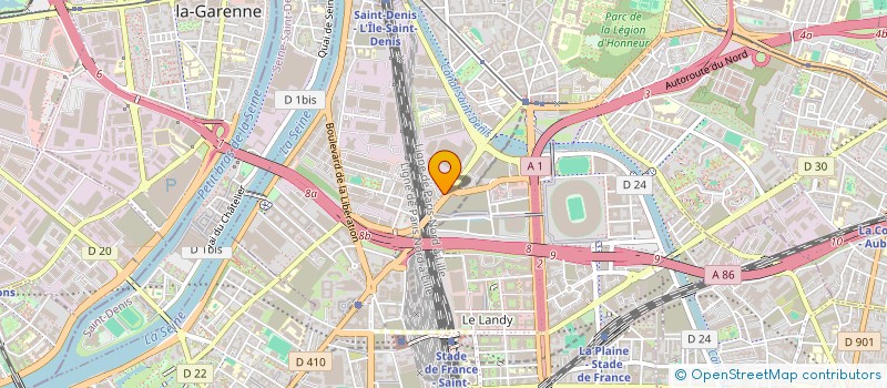 localisation de l'entreprise STUDIO NJ à SAINT-DENIS