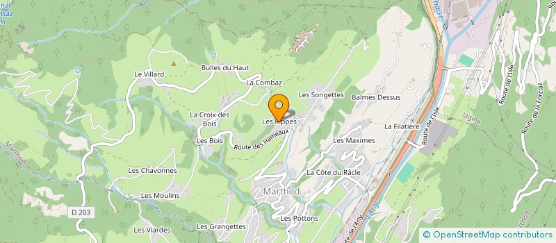 localisation de l'entreprise STUDIO NORDGE à MARTHOD