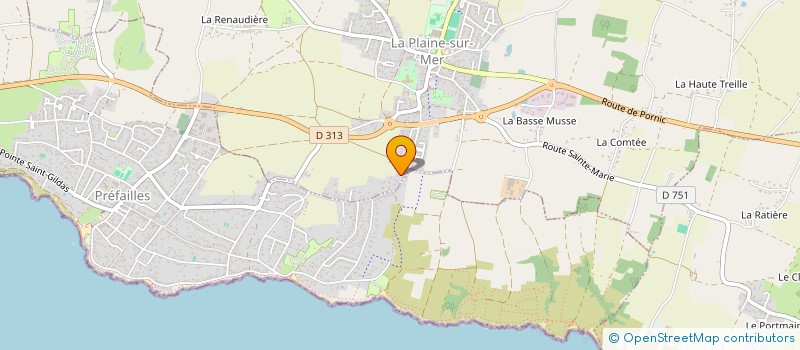 localisation de l'entreprise STUDIO NS 2.0 à LA PLAINE-SUR-MER